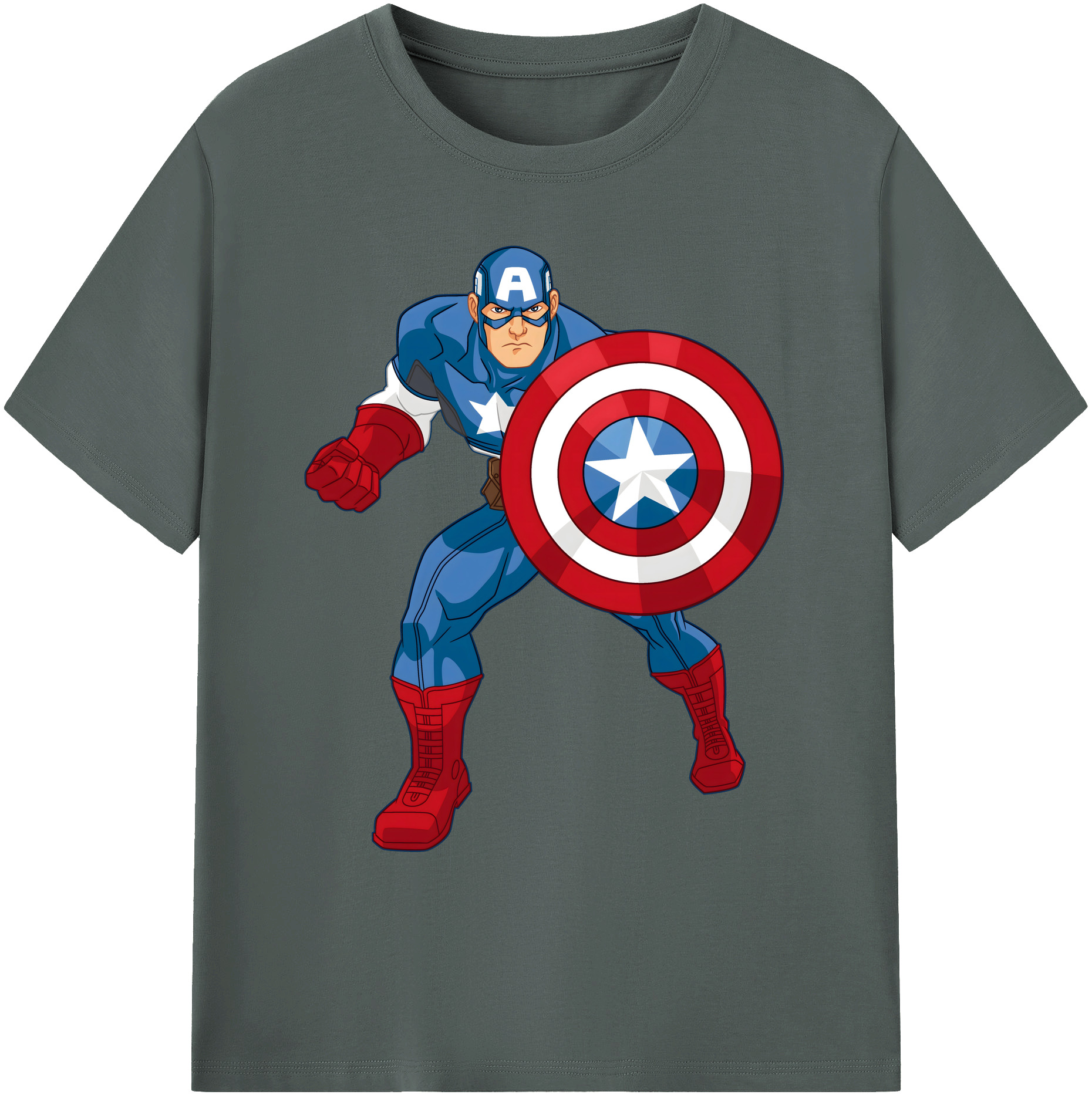 （画像用） アベンジャーズ The Avengers 綿100％ メンズ半袖Tシャツ｜肌触りやわらか＆通気性